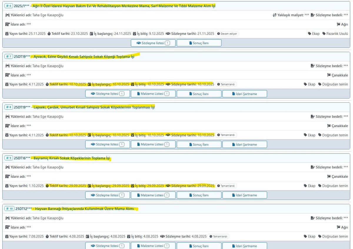 ++++++++

Bu ekipin Manisa’ya gelişi tesadüf değil. 2500 sayısı tamamlanmadığı için tekrar sahaya sürüldükleri konuşuluyor. Yani ortada sayıya dayalı bir toplama baskısı var. Üstüne 2025 Kasım için sadece bir günlük ihale verildiği bilgisi var. Böyle bir iş bir güne nasıl sığar?