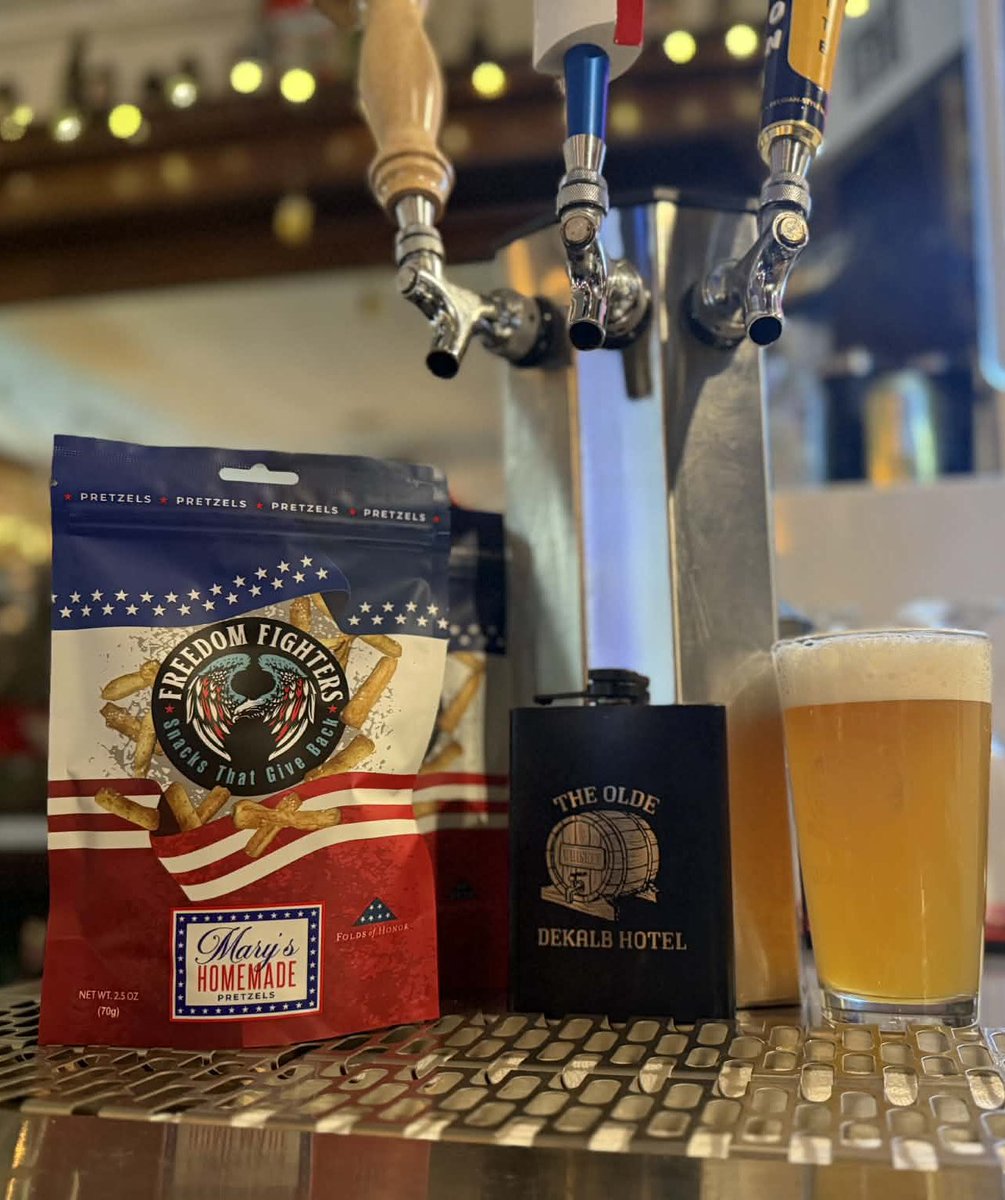 FFSNACKSLLC's tweet image. 🇺🇸NEW RETAIL LOCATION 🇺🇸

You can now grab Freedom Fighters Pretzels at The Olde DeKalb Hotel.

📍 4348 US-11, De Kalb Junction, NY 13630

This one’s personal — I grew up right here.
Nothing better than bringing it back home.
 #freedompretzels #FoldsofHonor #veteranowned