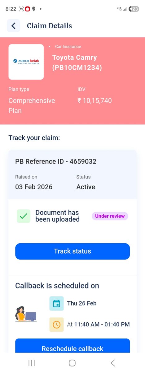 RohanJetlye's tweet image. @ZurichKotak  @PBHelpDesk @consaff
No callback from @KotakGeneral for motor claim support despite assurance on toll-free. But got instant response when calling for new policy enquiry Being forced to run between insurer @PolicyBazaar without proper help @IRDAI_Official #MotorClaim