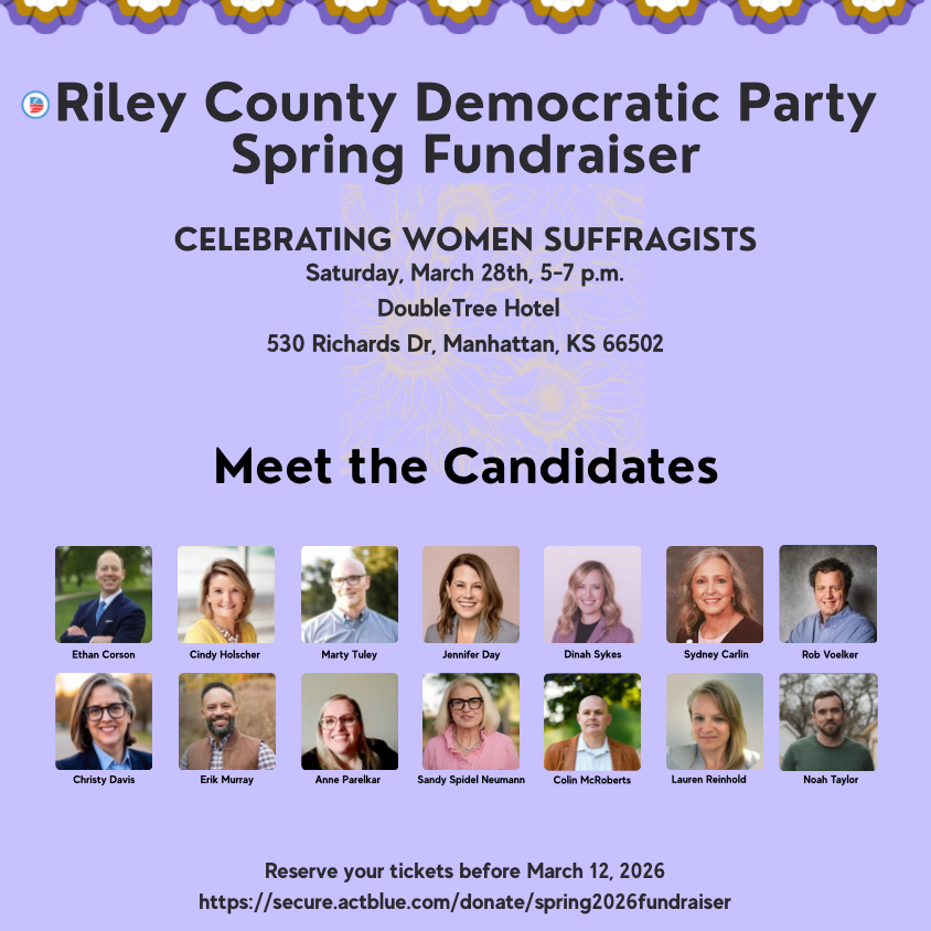 Riley County Democratic Party tweet media
