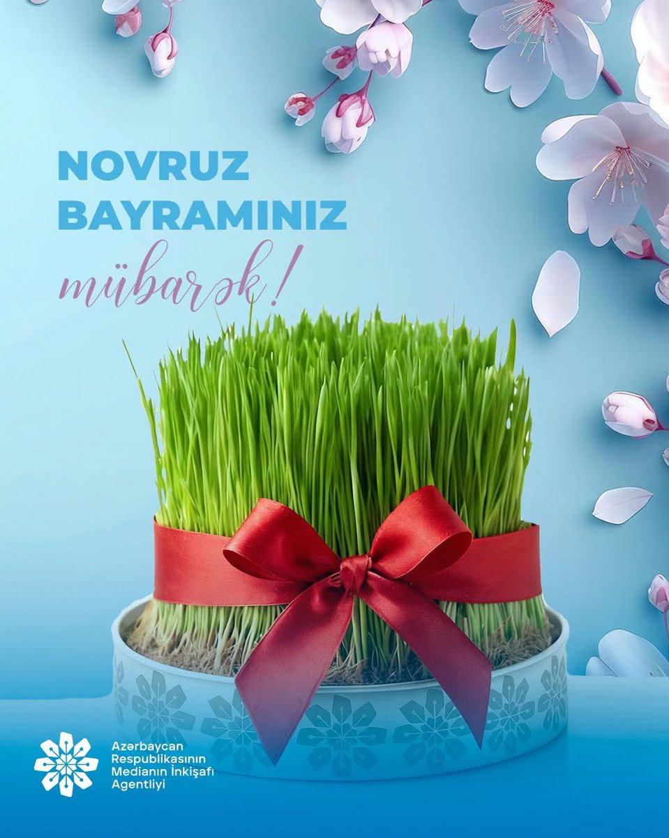 mm_dbag's tweet photo. Sizi Novruz bayramı münasibətilə ürəkdən təbrik edirik! 🌸

#MEDİA #Novruz #novruzbayramı https://t.co/hbPzxmPmyS