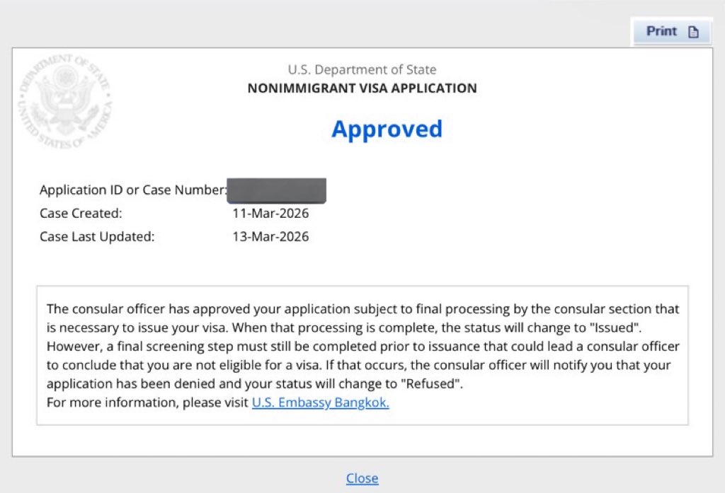 eth_a170's tweet photo. VISA APPROVE 🇺🇸🌟 https://t.co/6fFLtIIzaw
