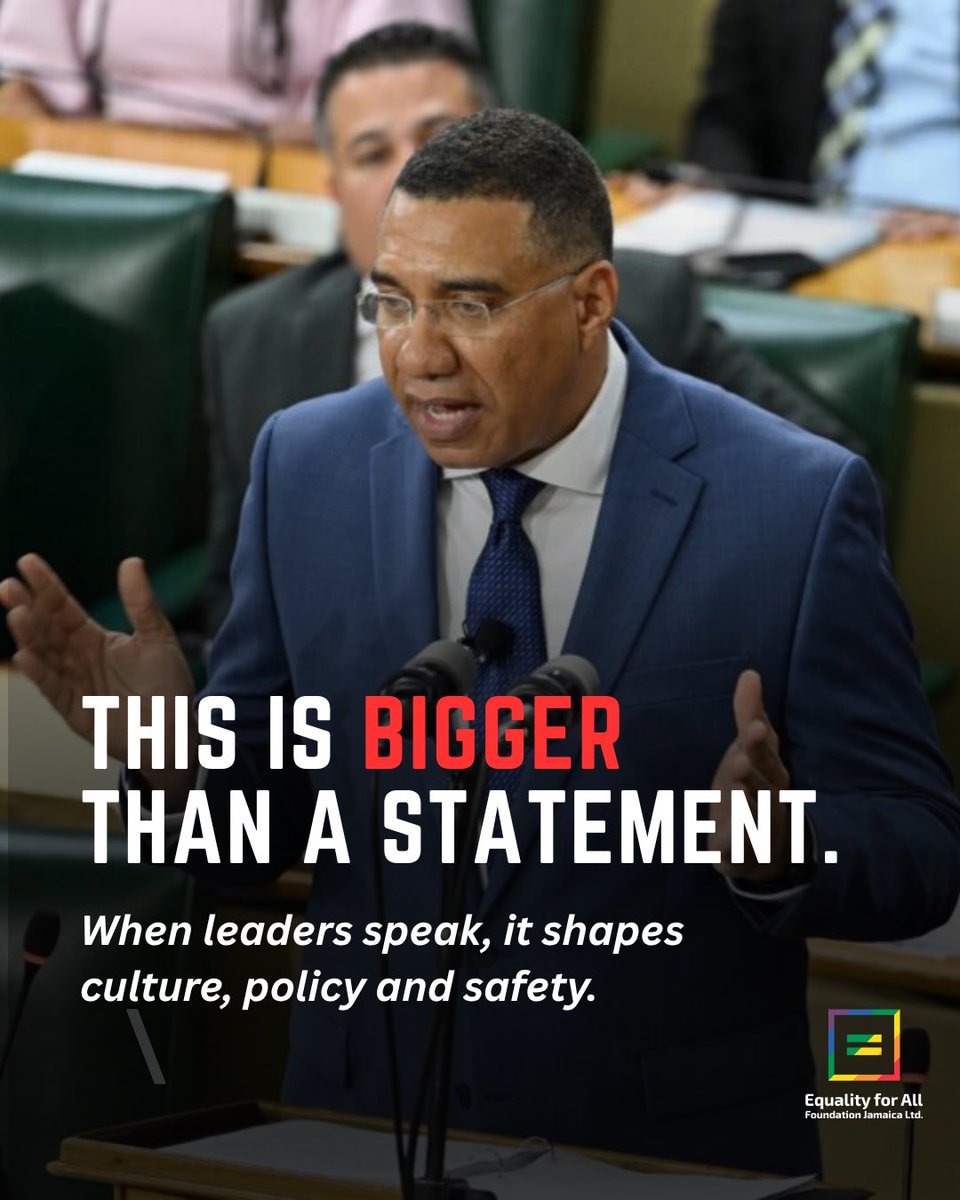 Equality Jamaica tweet media