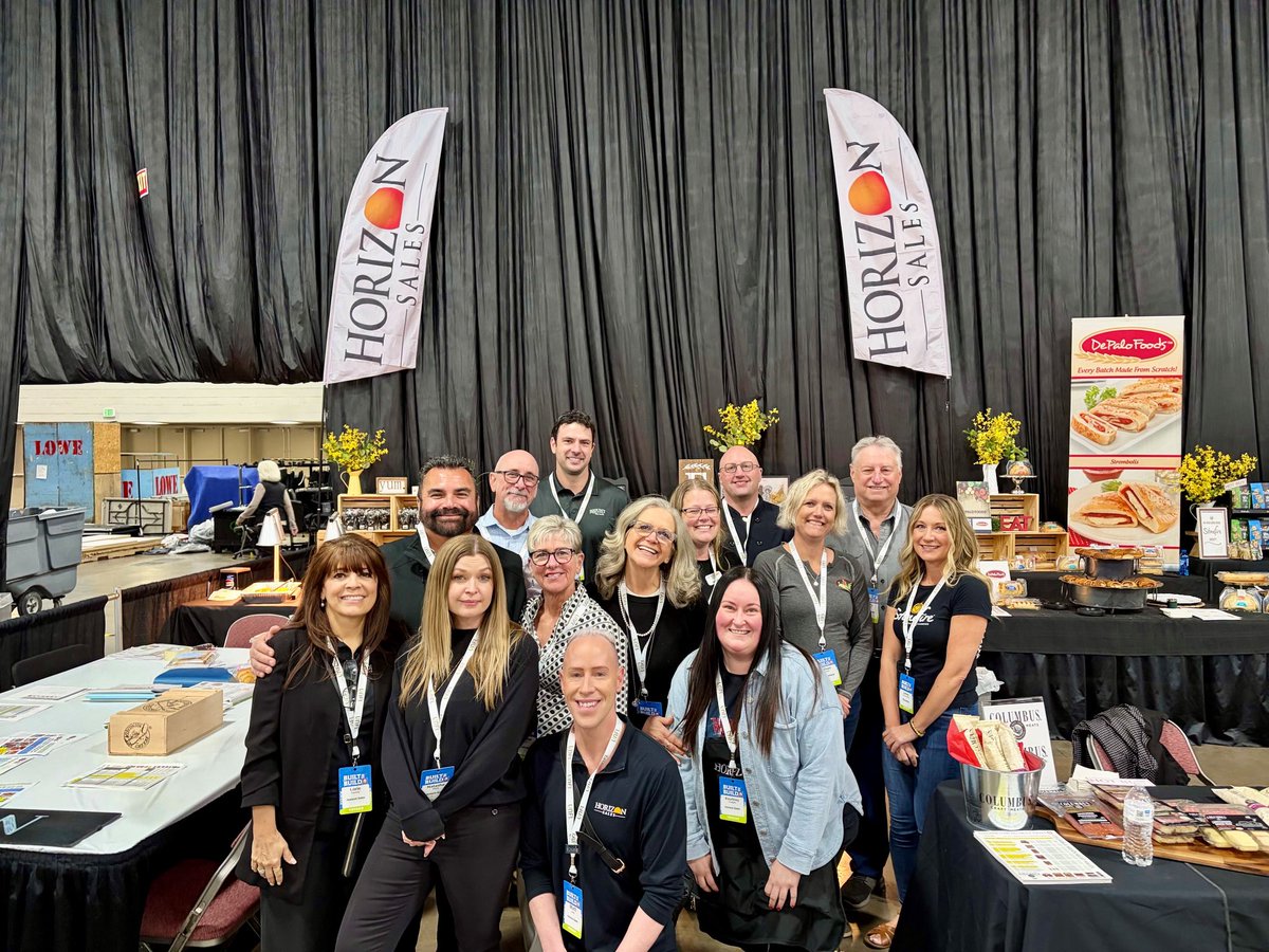 Horizon_Sales's tweet photo. The Horizon Team had a great time at the AFS Food Show! 🍽️✨

It was a pleasure connecting with AFS customers, partners, and clients throughout the event, sharing ideas, and showcasing products helping drive growth across the marketplace. We’re grateful for the conversations, connections, and opportunities that came out of this year’s show.

Thank you to everyone who spent time with us — we’re looking forward to what’s ahead! 🚀#AFSFoodShow #Horizonsalesbrokerage #FoodInnovation #Networking #industryevents