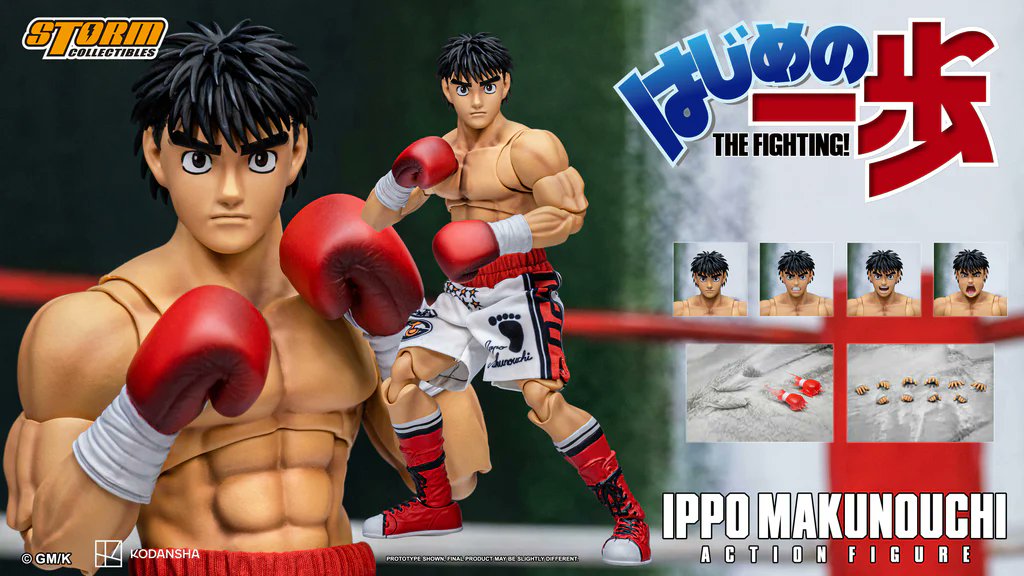 PassionXFun's tweet photo. Storm Collectibles Ippo Makunouchi 1/12 action figure
@stormcohk #stormcollectibles #HajimeNoIppo #Ippo #IppoMakunouchi #actionfigures #anime #manga #sport #boxe #GeorgeMorikawa #onetwelfth #はじめの一歩 #幕之内一歩 #森川常次 #ジョージ
https://t.co/VGIs4wF9NZ https://t.co/kT90kVe7D4
