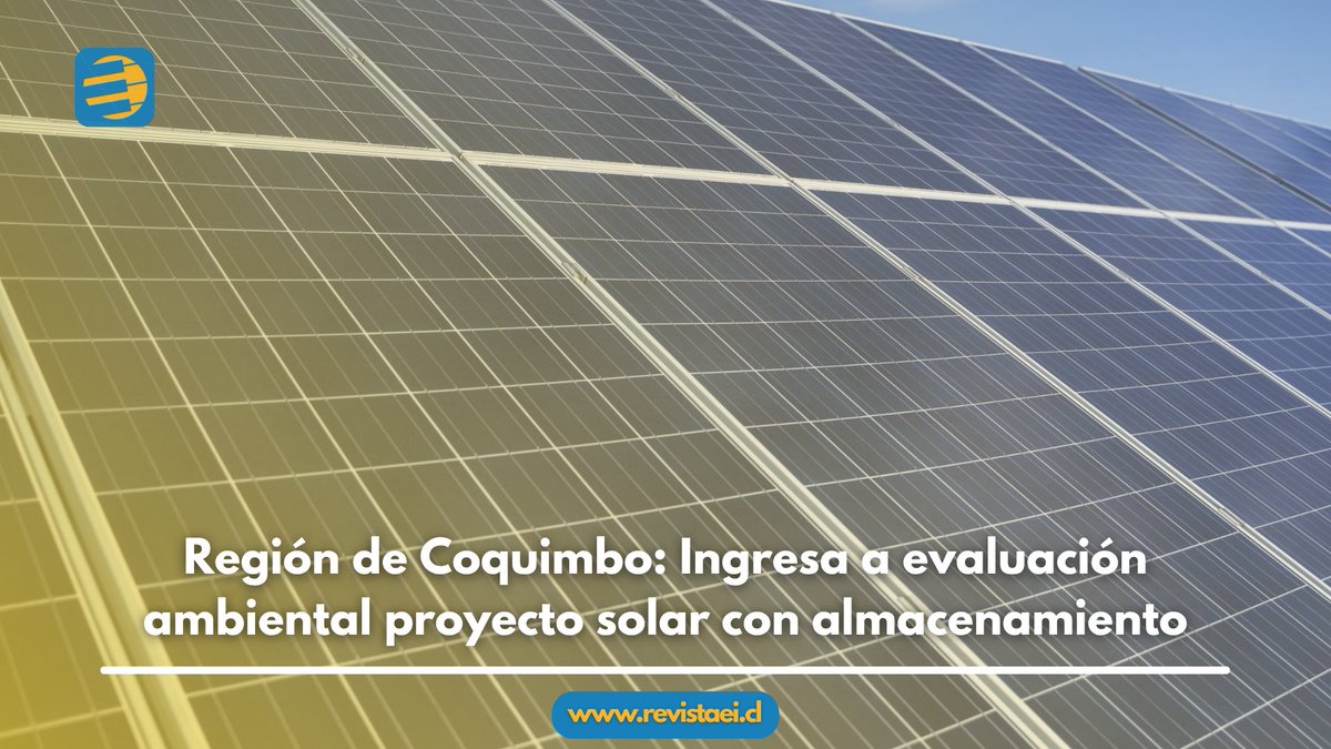 r_electricidad's tweet photo. El proyecto contempla la construcción, operación y cierre de una central solar fotovoltaica con una potencia instalada de 6,39 MWp, incorporando además un sistema de almacenamiento (BESS).

➡️ https://t.co/08nwOylAHT

#SEIA #PlantaSolar #BESS #Energía #Electricidad #Coquimbo https://t.co/uu8OhCA61D