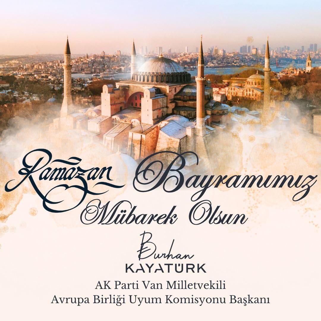 Ülkemizin ve İslam Aleminin ramazan bayramını tebrik ediyorum.

Mübarek ramazan bayramının barış ve huzura vesile olmasını temenni ediyorum.