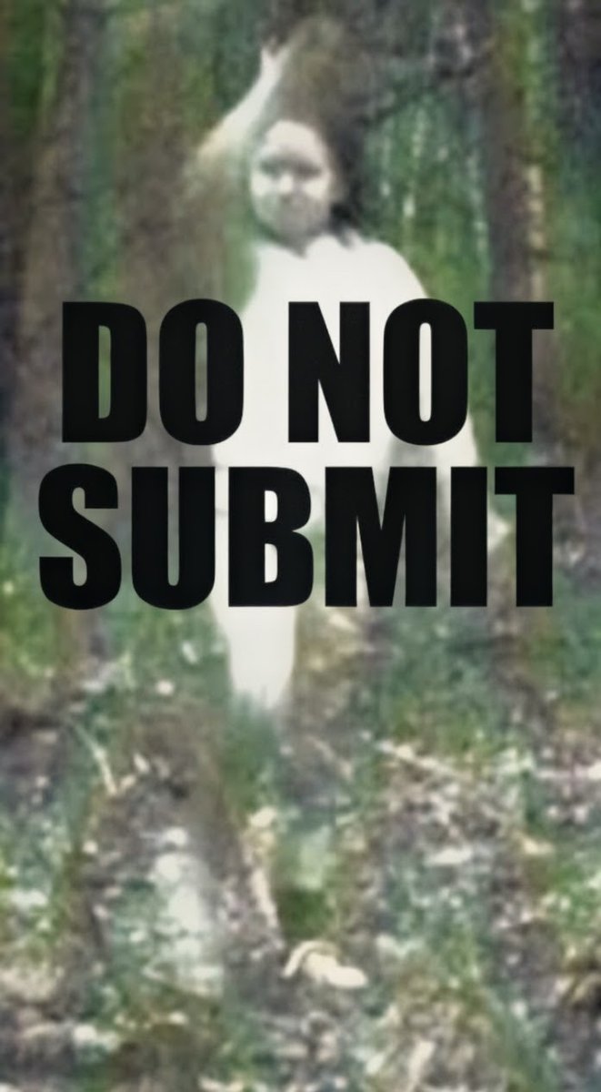 don't submit! tweet media