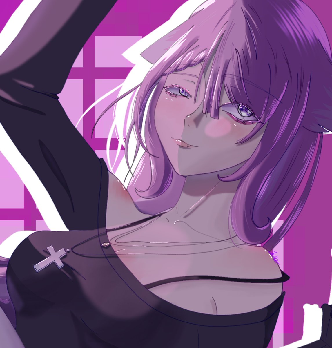 kinncpunk's tweet photo. I drew an art banner for Lissa! @l1ssa_cat 
#art #draw #banner https://t.co/1aqFrGlaIk