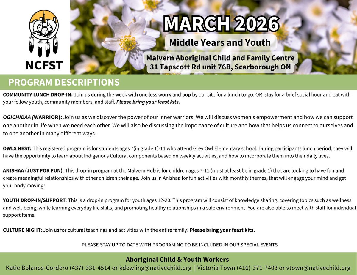 Native Child & Family Services of Toronto tweet media