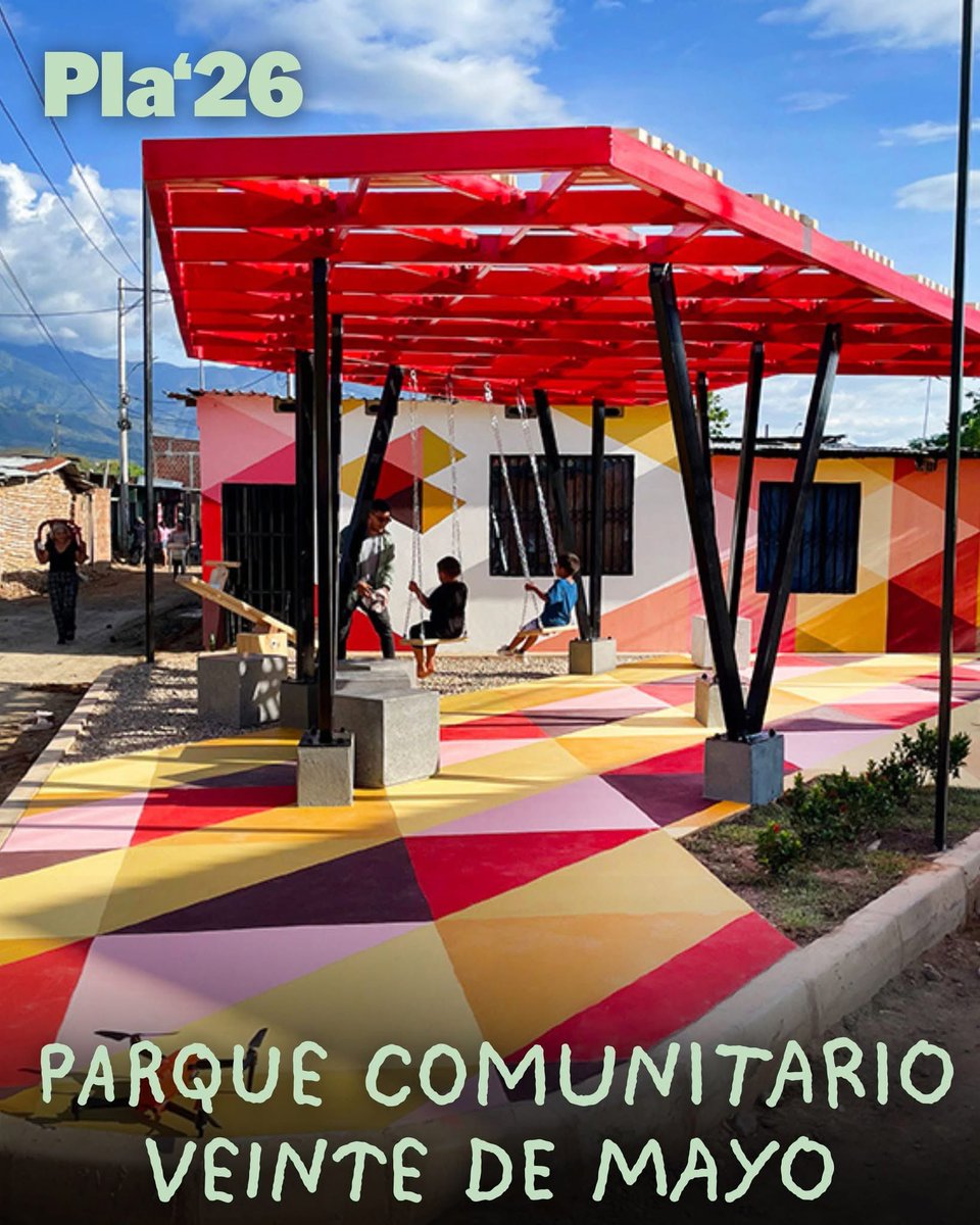 MarkVictoriaT's tweet photo. 🏆 Nominados al Premio Lápiz de Acero 2026

Parque Comunitario Veinte de Mayo
Espacio público hecho con la gente 🙌🏻

¡Neiva en el mapa del diseño colombiano! https://t.co/NxOeEhlC3l