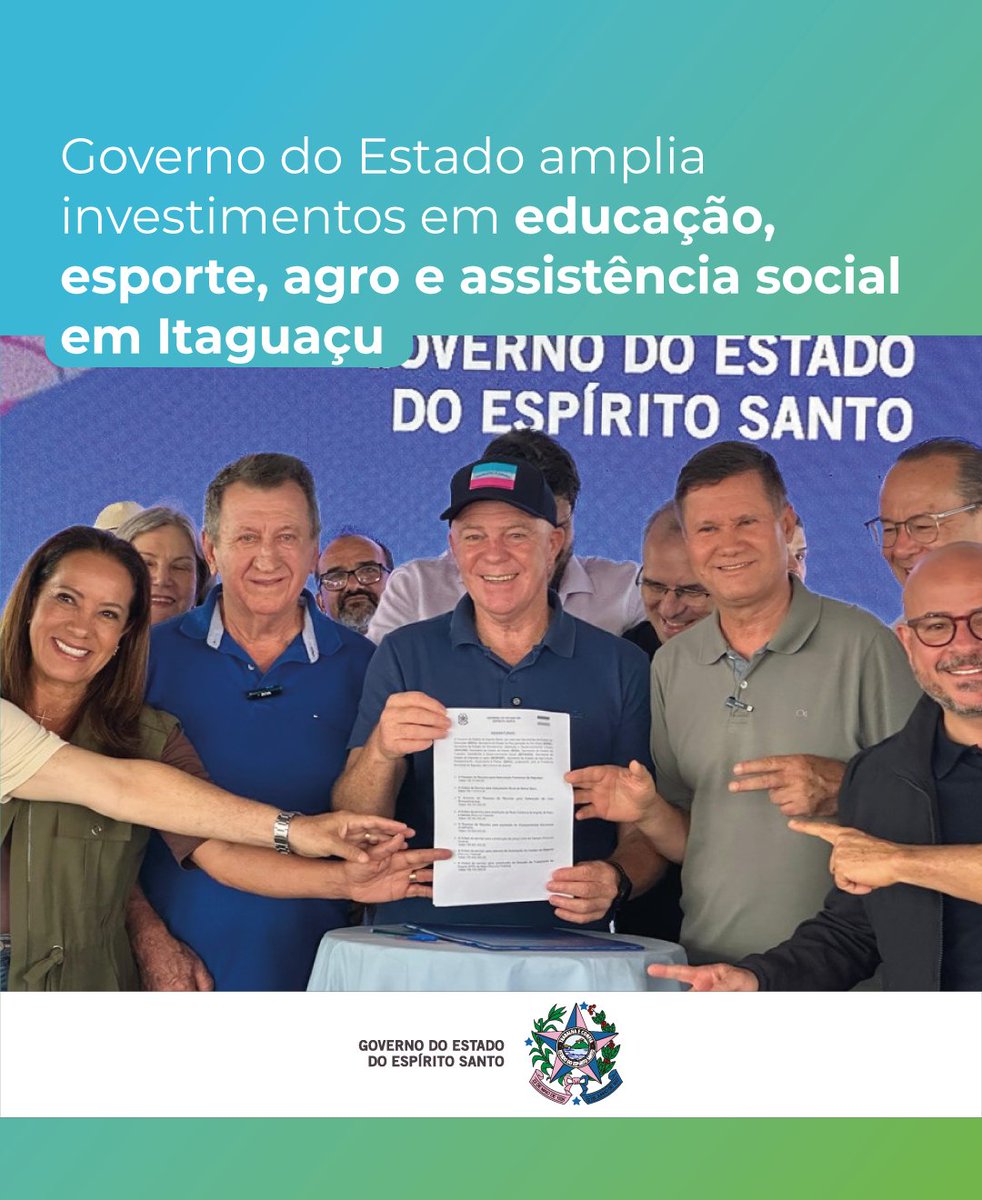 O governador do Estado, Renato Casagrande, esteve em Itaguaçu para a realizar entregas, anúncios e assinaturas de ordens de serviço nas áreas de educação, esporte, agricultura, assistência social e saúde. 

Confira: es.gov.br/Contents/Item/…