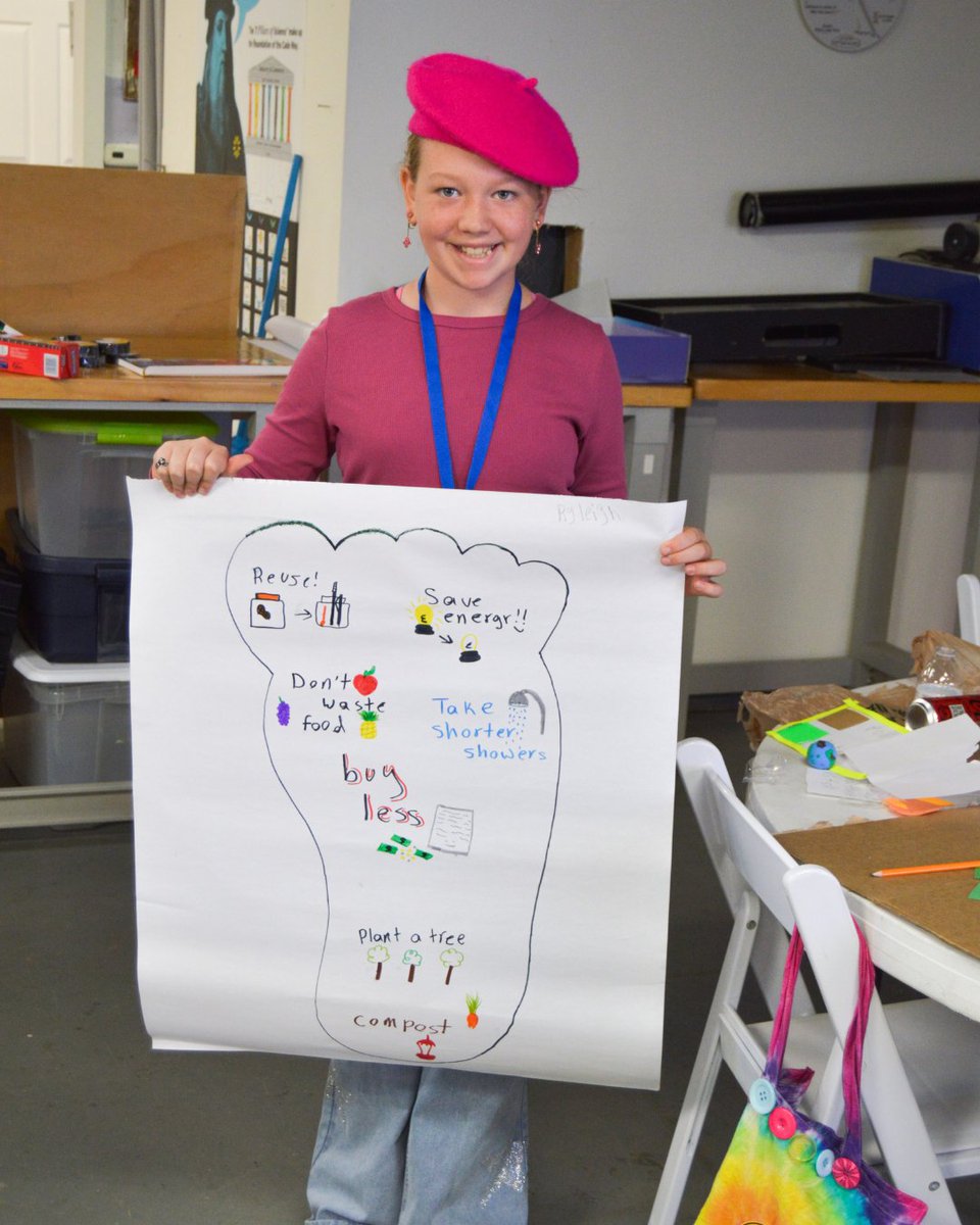 cademuseum's tweet image. Final day feels 😭💚 Art in the wild + recycling magic = BEST. WEEK. EVER.

📸 Swipe to see what our campers made!

#Inventivity #SpringBreakCamp #CampCreativity