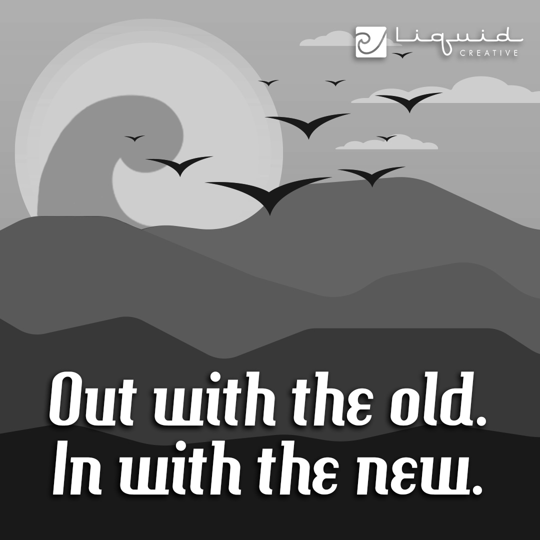_LiquidCreative's tweet photo. Out with the OLD. In with the NEW.
Today’s the first day of spring, & if it’s been a minute since your last brand refresh, maybe now’s the perfect time for a logo tweak, tagline tune-up or new business card design.
#LiquidCreative #Advertising #Marketing #Branding #Photography https://t.co/FORtulod1P