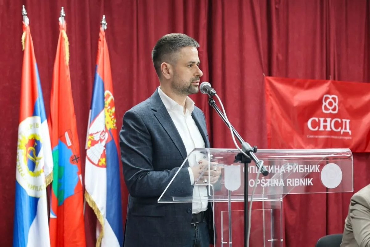 SNSDDodik's tweet photo. Рибник је примјер успјешних политика СНСД-а.

На Изборној конференцији ОО СНСД Рибник изабран је нови Општински одбор, а за предсједника ОО СНСД Рибник реизабран је Душко Дакић.

Изборној конференцији присуствовали су потпредсједник СНСД-a @miroslavbojiccc и генерални секретар СНСД-a @AmidzicSrdjan.
