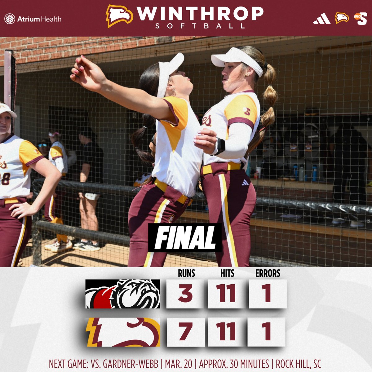 Winthrop Softball tweet media