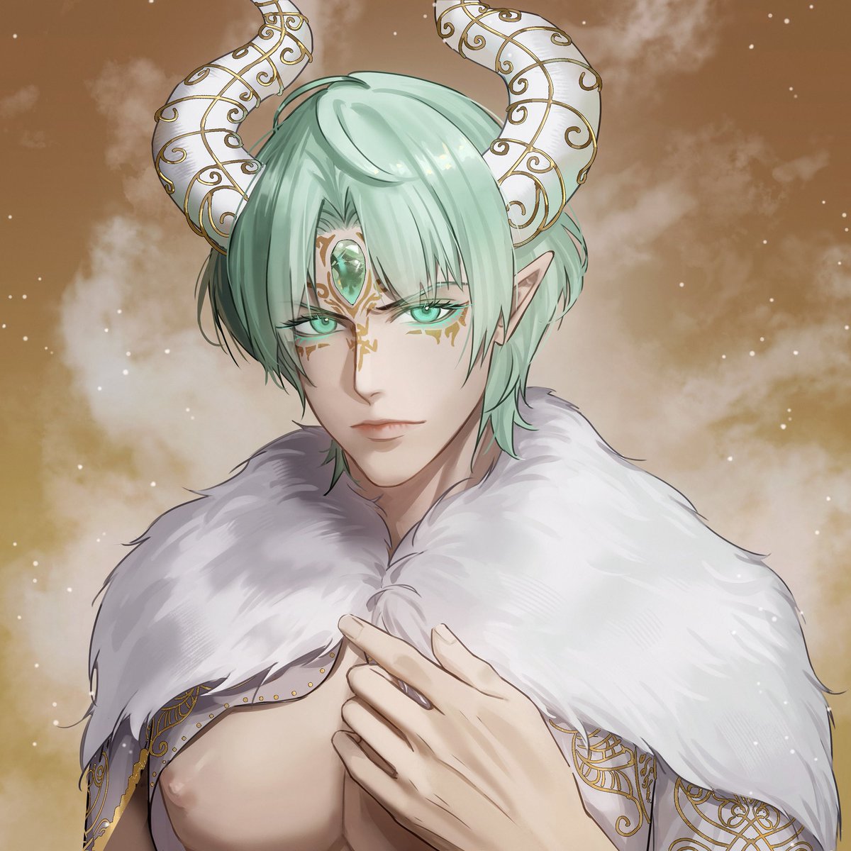 From the demon realm 💚 Thank you <a href="/rimux14/">A-Rie</a> for this gorgeous #Byleth art 💚

#FireEmblemThreeHouses