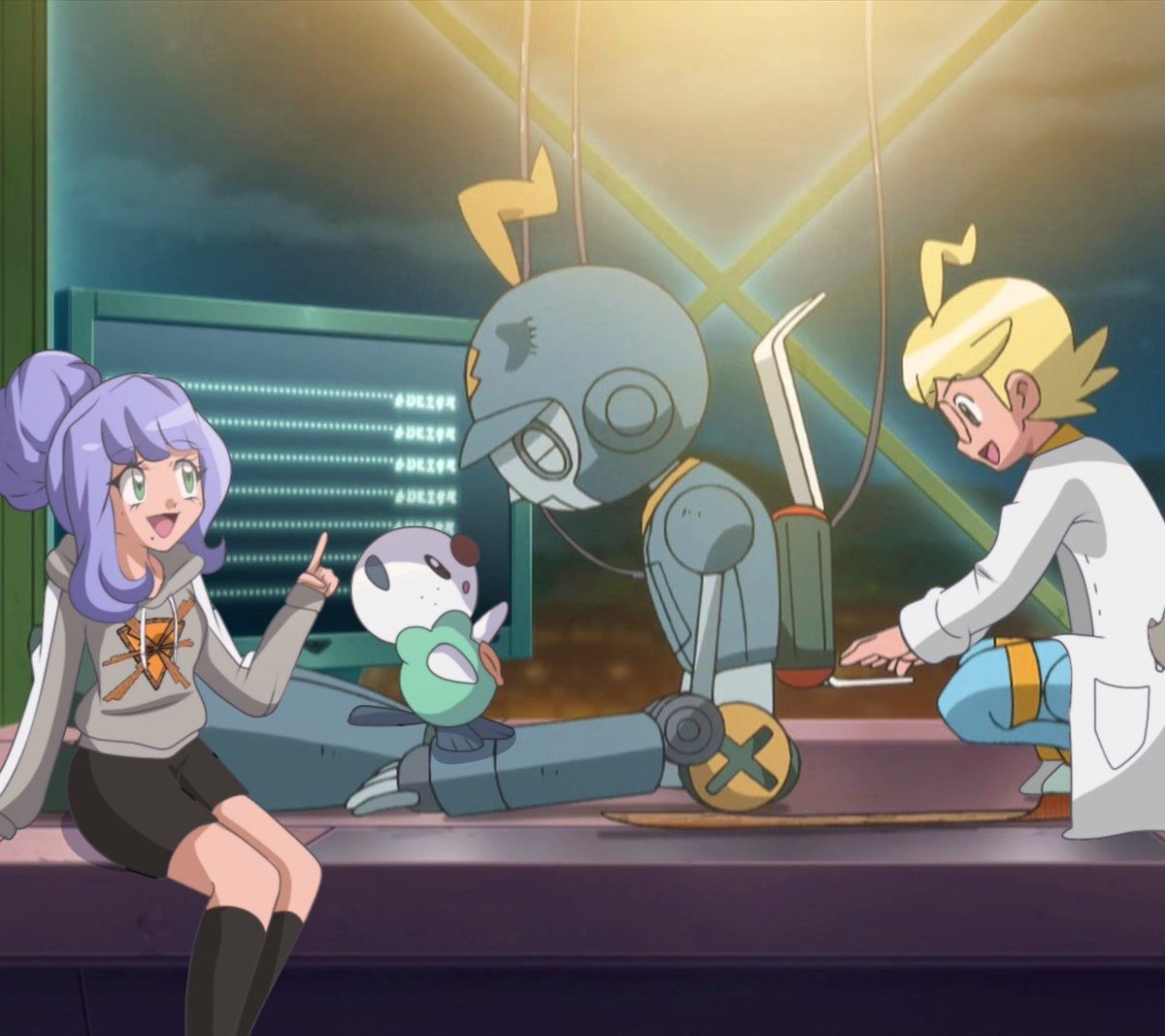 Clemont and Diana will have a daughter (almost 10 years after XYZ events) nammed Charlotte 💛

OH AND CLEMBOT. CLEMBOT IS CLEMONT AND DIANA'S SON. YES IT'S A ROBOT. SO WHAT ??? They build it together.........