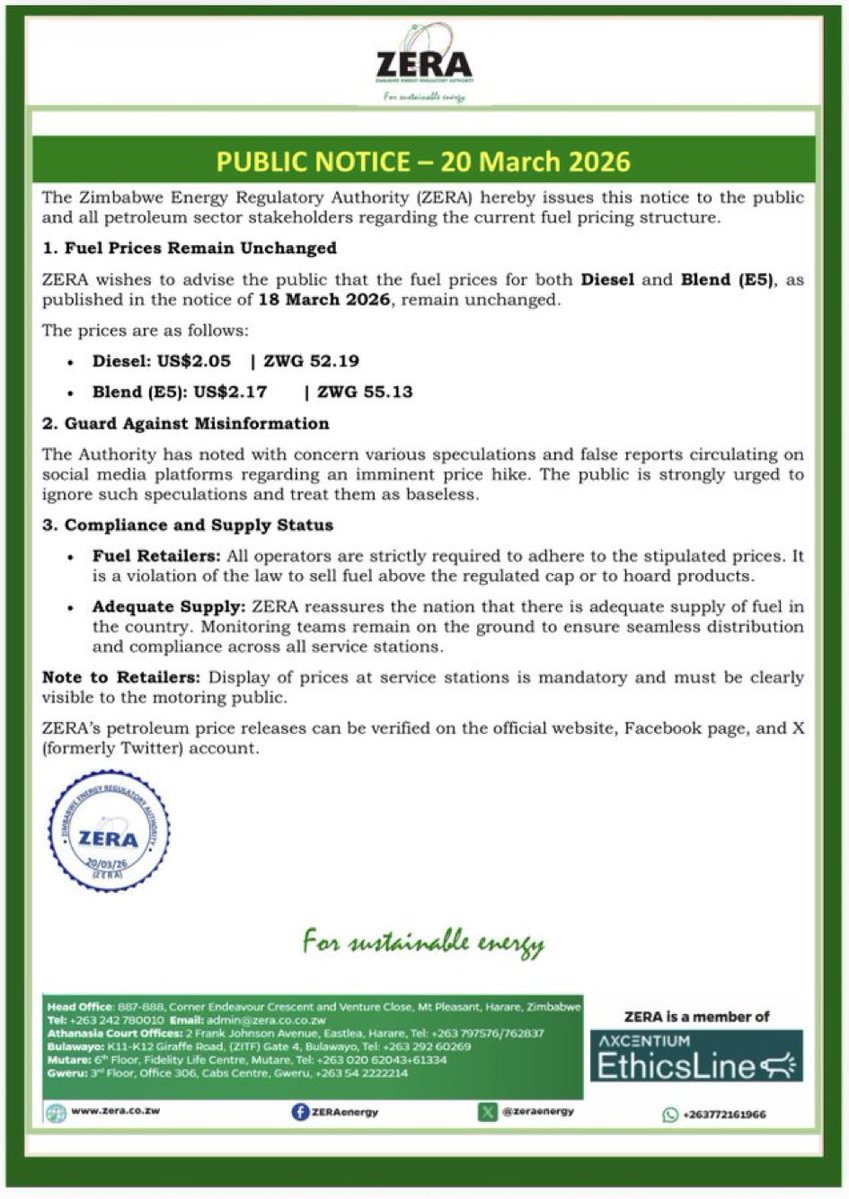 Zimbabwe Economic Review tweet media