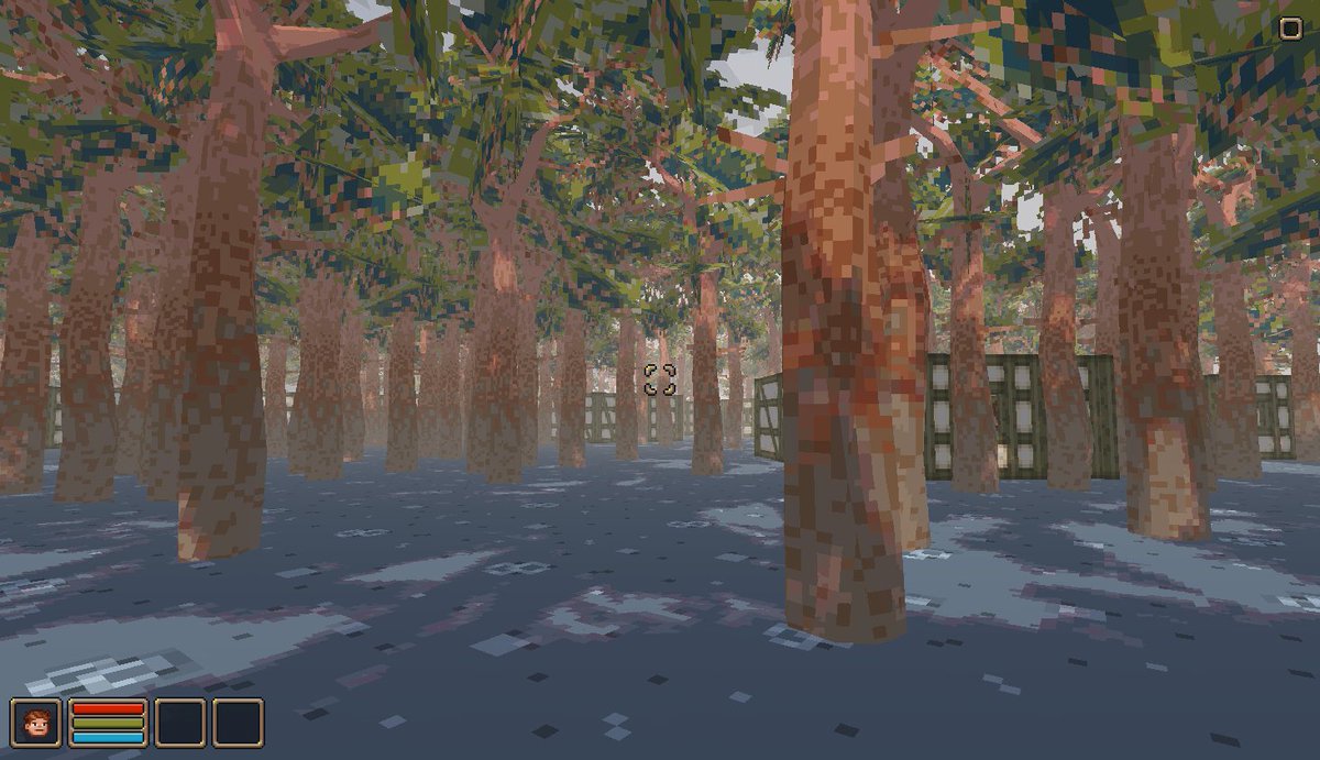 Spawned some* trees and suddenly everything is super chill. #gamedev #procgen

* actually way more than I planed