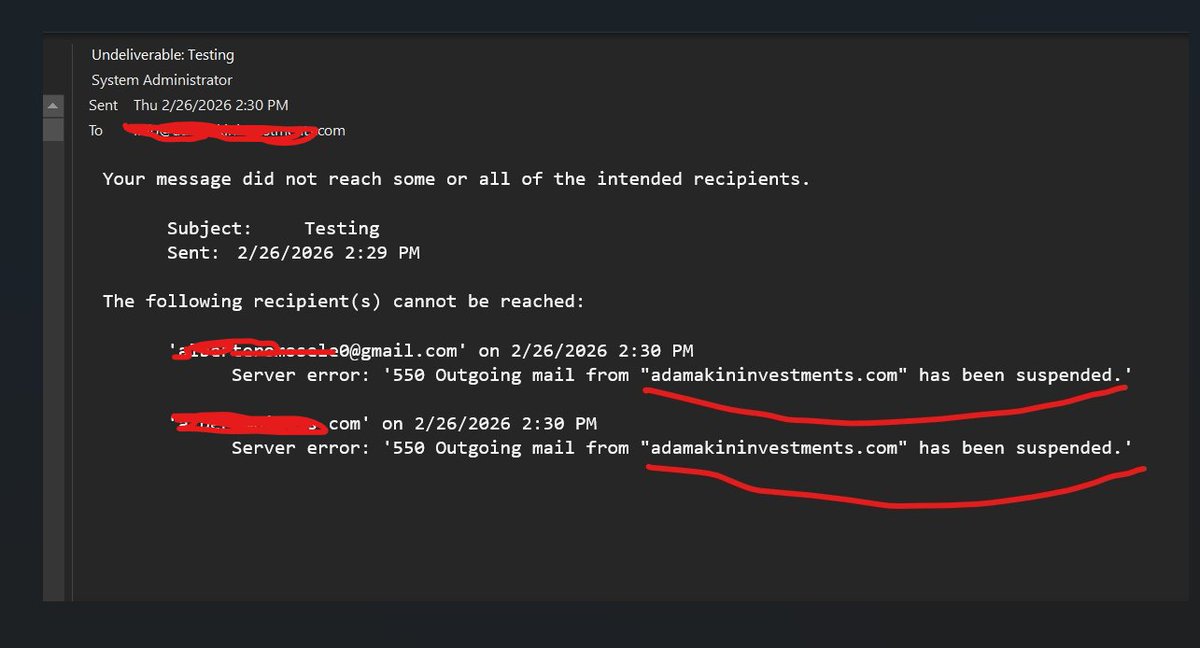 Crawlerd01's tweet photo. Client issue resolved ✔️

User couldn’t send emails due to suspicious traffic. Acted fast:

• Checked access
• Traced activity
• Ran antivirus
• Reset password
Email restored &amp; secured. Zero downtime.
#ITSupport  #cybersecurityawareness  #TechSupport #emailsupport https://t.co/1gcT9G94bw