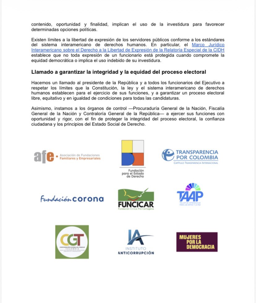 MujeresporlademocraciaCol tweet media