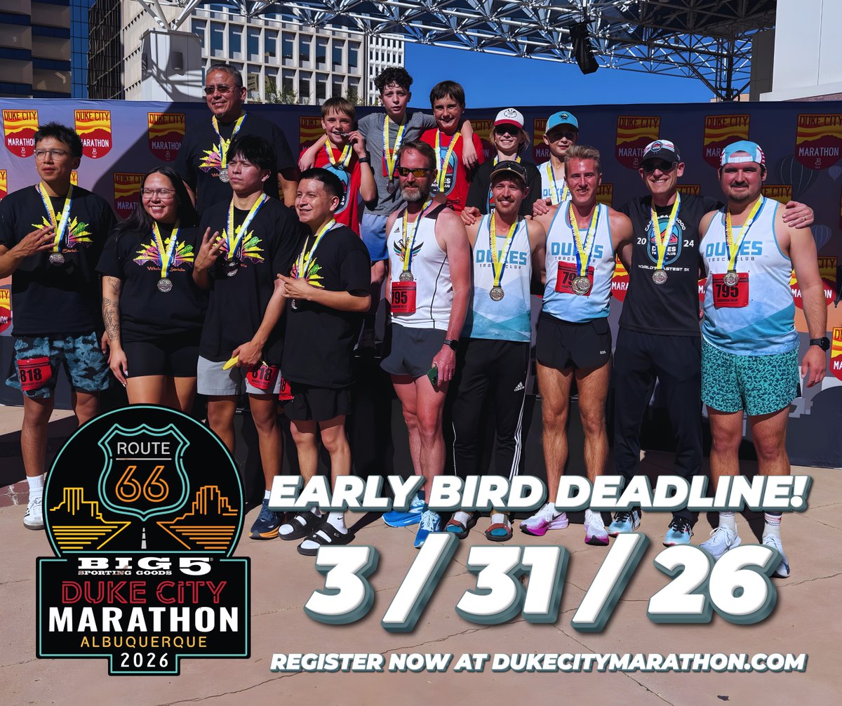 Big 5 Duke City Marathon - October 18, 2026 tweet media