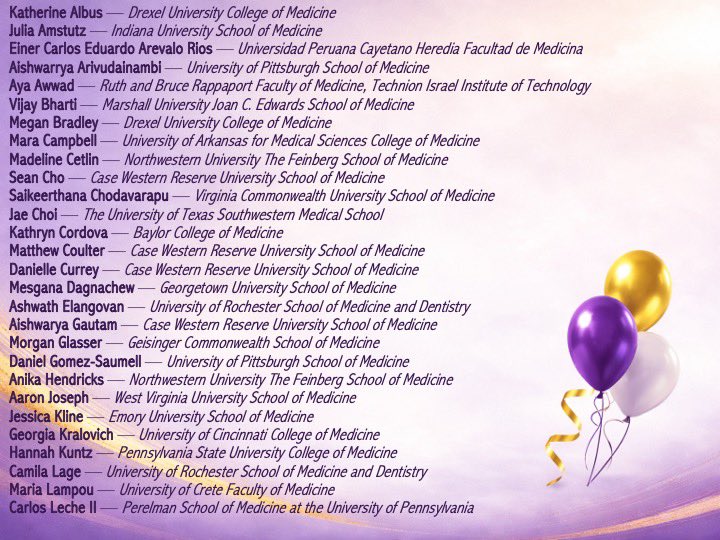 PittIMChiefs's tweet photo. In case you haven’t heard, we’ve got the best Internal Medicine Class of 2029!! ✨💜 We are SO excited to have this incredible group!!! Major congrats for #Match2026 💙💛

@PittDeptofMed @UPMC https://t.co/maOGrxpPKg