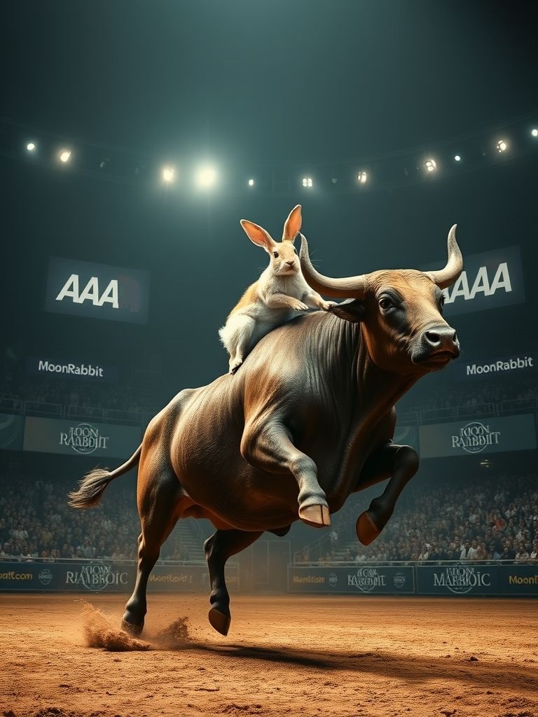 How's the market today? #MoonRabbit is very bullish right now. Are you riding the bull or under the bull?  

dex-trade.com/spot/trading/A… pancakeswap.finance/swap?+chain=bs… #Crypto #AAA #BullRun