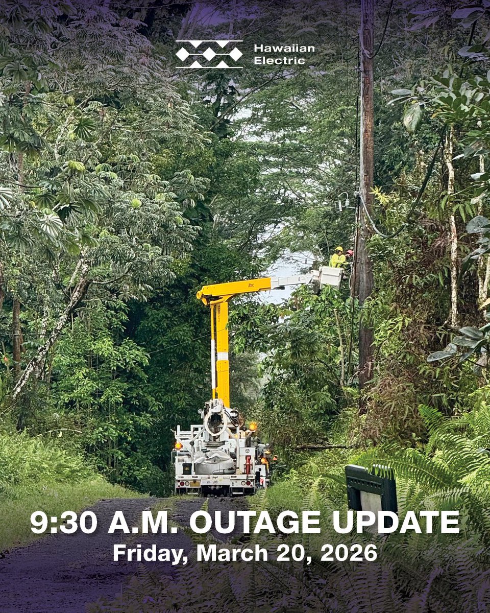 Hawaiian Electric - Maui County tweet media