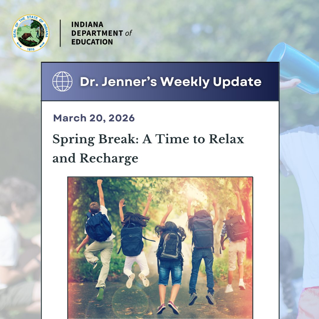 Indiana Department of Education (IDOE) tweet media