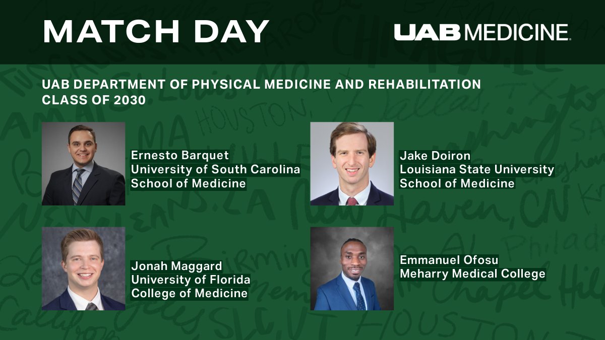 UAB Dept. of Physical Medicine & Rehabilitation tweet media