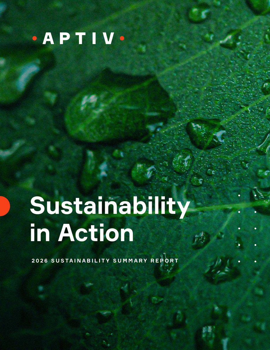 Aptiv's tweet photo. Since introducing our sustainability commitments in 2020, @Aptiv has made significant progress toward our 2025 targets across our four strategic pillars: People, Planet, Product and Platform.
📘 Learn more: https://t.co/Y09jvOAOZy
#SustainabilityReport #Aptiv https://t.co/xflxdfA1p1
