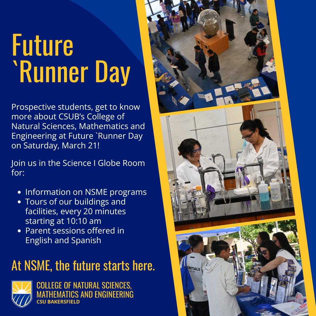 CSUB NSME tweet media