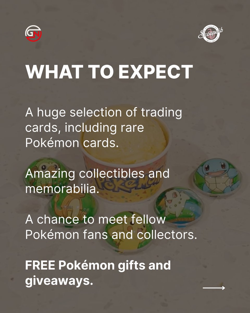 GlobalNostalgia's tweet image. Entry is FREE, link in bio to grab your ticket before April 3rd for a chance to win special prizes!

📍 Arch 91, Wood Lane Arches, London W12 7RQ

#Scooperb #Pokemon #PokemonEvent #London #PopUp #PokemonCards