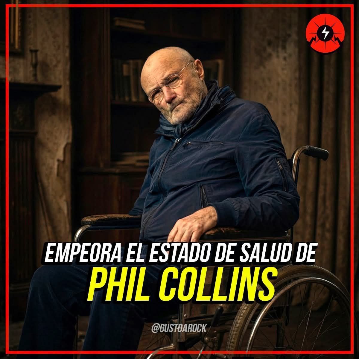 Al igual que a Eric Clapton, las vacunas Covid-19 marcaron un antes y un después en la vida de Phil Collins. Todo comenzó con un dolor persistente en los huesos. Terminó en silla de ruedas y hoy enfrenta graves problemas renales y enfermedad degenerativa q no dejan de empeorar.
