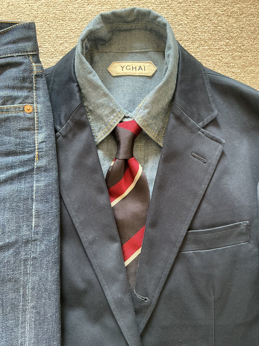 【今日の装い】
おはようございます。
土曜日、休日。
長男と出掛けます。
#alden