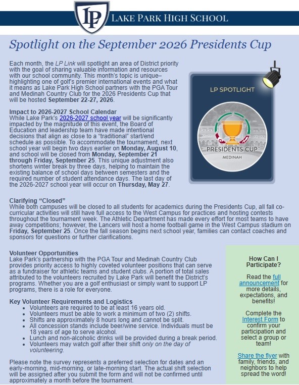 Lake Park HS tweet media