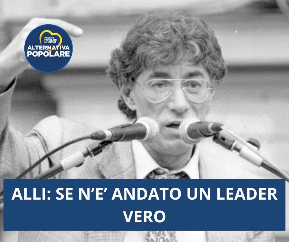 Alternativa_Pop's tweet image. Il saluto di @paoloalli, a nome della comunità di #Ap, a Umberto Bossi.

alternativapopolare.it/paolo-alli-ric…
