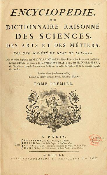 "TRABAJO: ocupación diaria a la que el ser humano está condenado por necesidad y en la que tiene que comprometer salud, subsistencia, felicidad, sentido común y tal vez su virtud. La Mitología lo considera un mal." (Enciclopedia de Diderot&amp;D'Alembert)