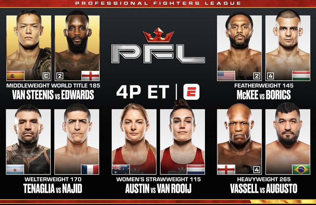 fanaticosMMAGT's tweet image. Ya arrancó la cartelera estelar del #PFLMadrid y la encontré en la aplicación Tubi, la opción de TV en vivo y se ve muy bien. Por si andan buscando opciones.