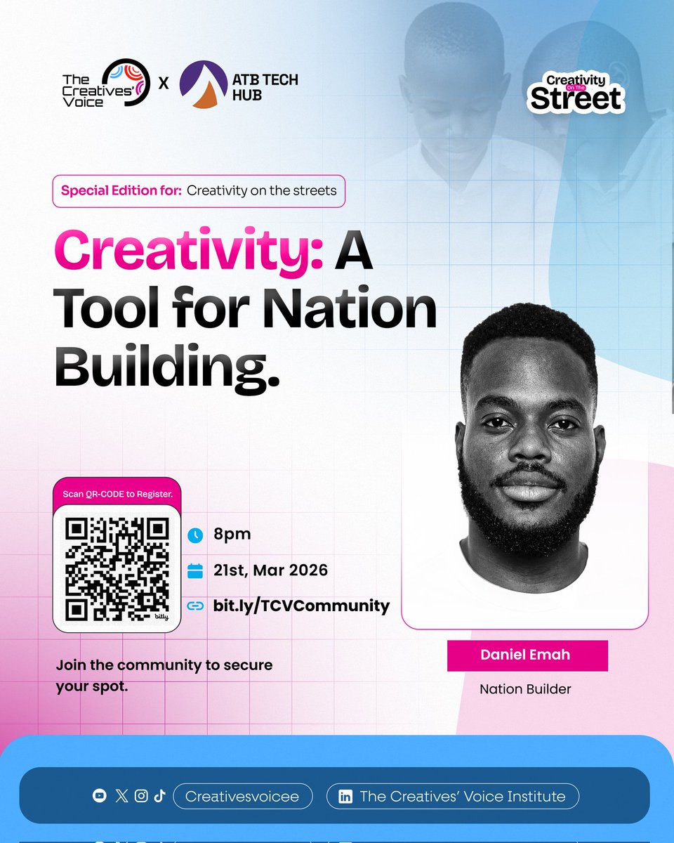 The Creatives' Voice Institute tweet media