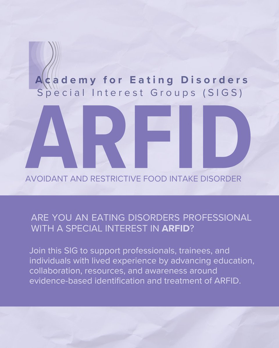 Academy for Eating Disorders tweet media