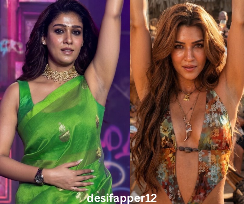 desifapper12's tweet photo. Which one would you bury your face in and lick till they squirt? Which one's armpit would you tongue fuck till they screamed? 

Nayanthara OR Kriti ?

#ArmpitLicking #CelebFantasies #KritiSanon #Nayanthara https://t.co/oUhuxac6ar