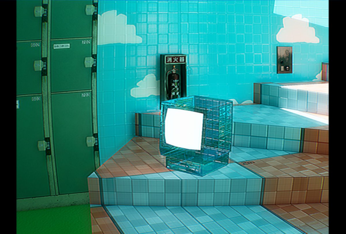 KAIKI_DENGI's tweet image. 作ったマテリアルの確認用に色々置いてたらドリーコアになった。
#ゲーム開発 #indiedev #dreamcore