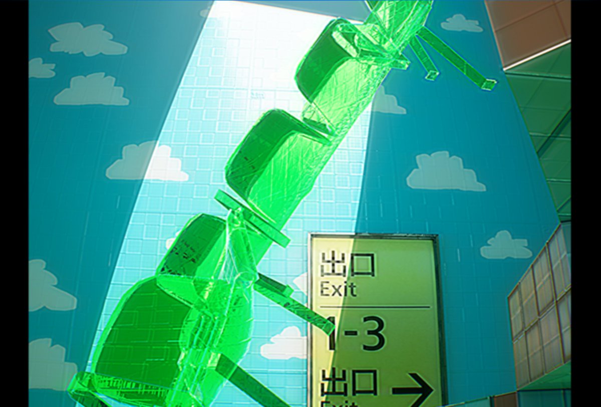 KAIKI_DENGI's tweet image. 作ったマテリアルの確認用に色々置いてたらドリーコアになった。
#ゲーム開発 #indiedev #dreamcore