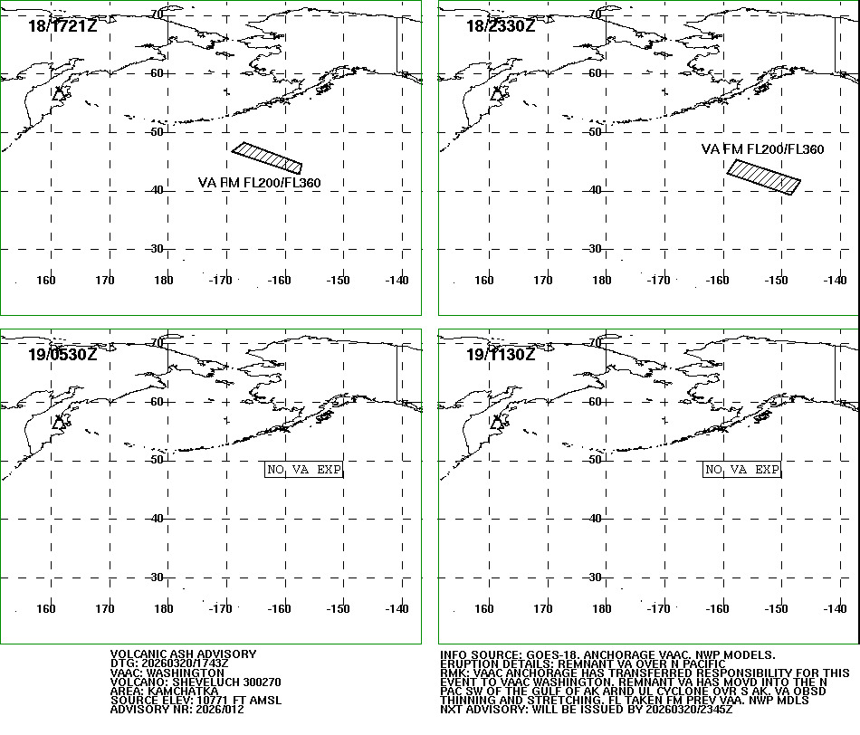 WashVAAC's tweet image. Latest #ash advisory for #Sheveluch in #Kamchatka for remnant ash aloft over the north-central Pacific:
ospo.noaa.gov/VAAC/ARCH26/SH…