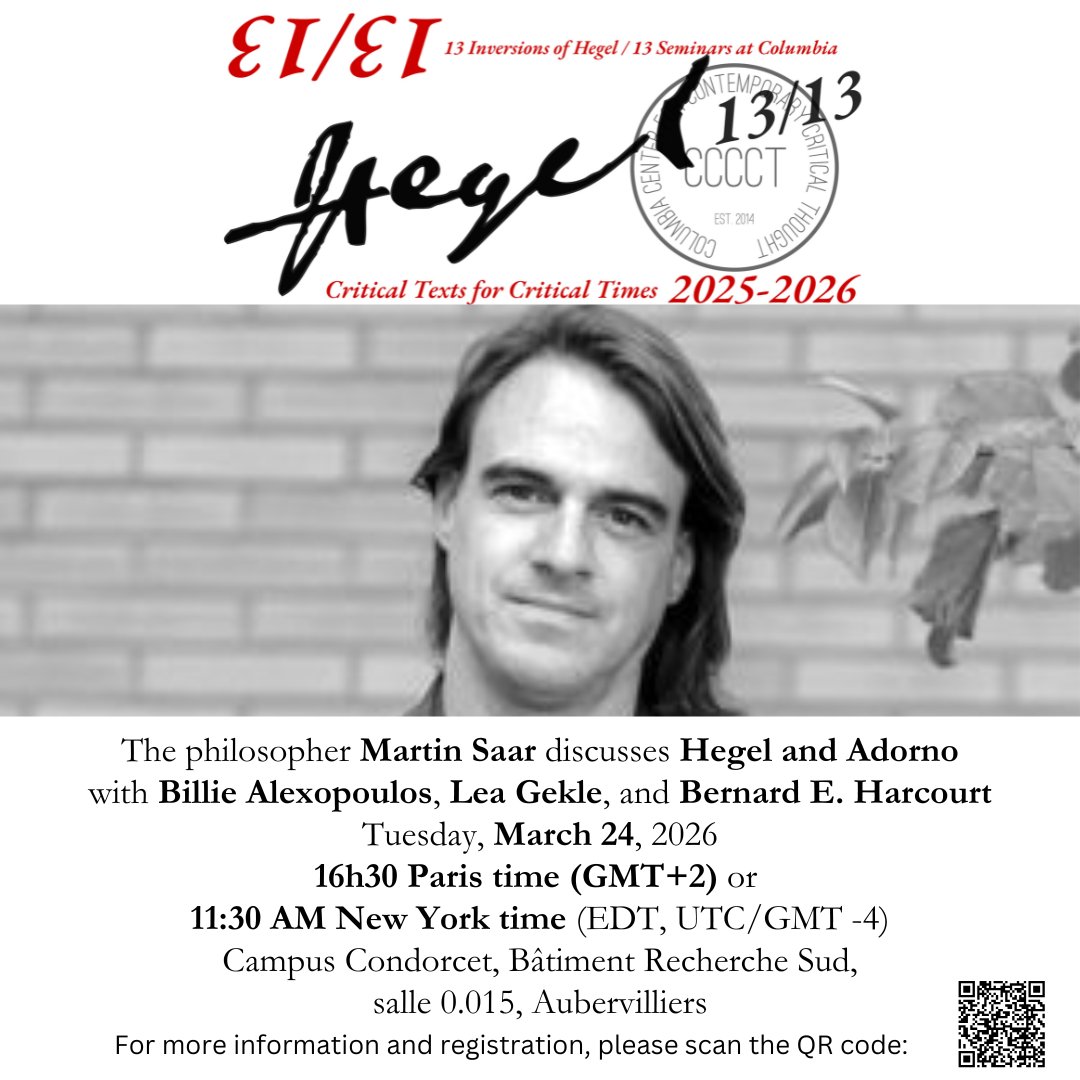 Columbia Center for Contemporary Critical Thought tweet media