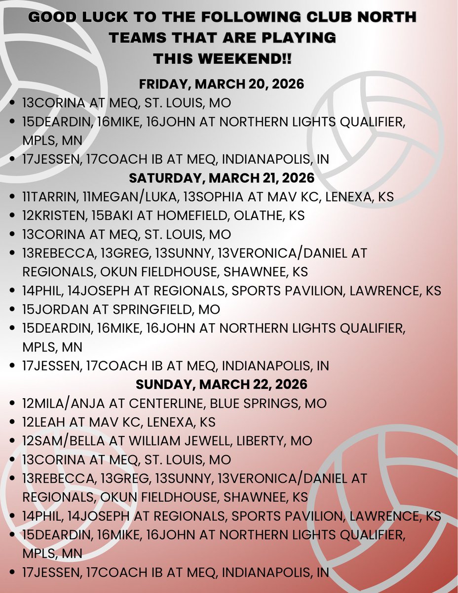 Club North Volleyball tweet media