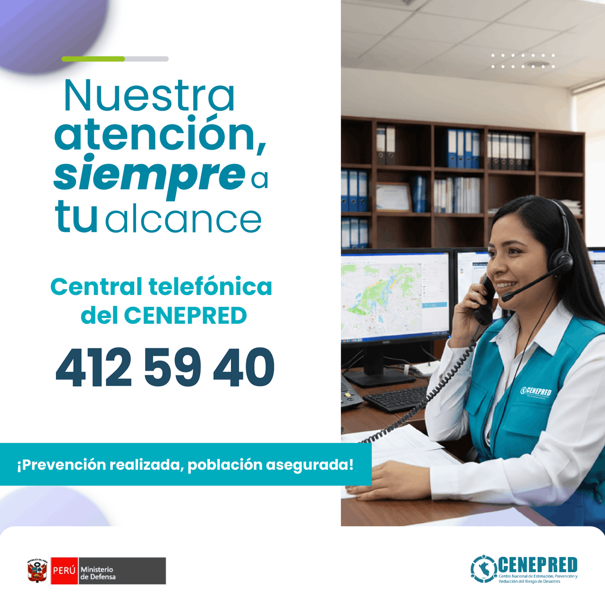 CENEPRED tweet media